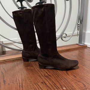 Prada Sport  brown suede boots